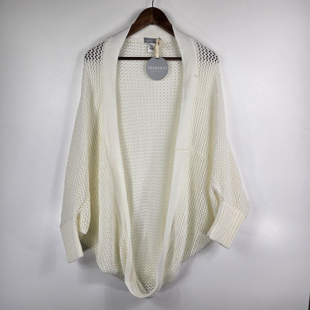 Demdaco Women's One‎ Size Open Knit Cocoon Sweater NWT